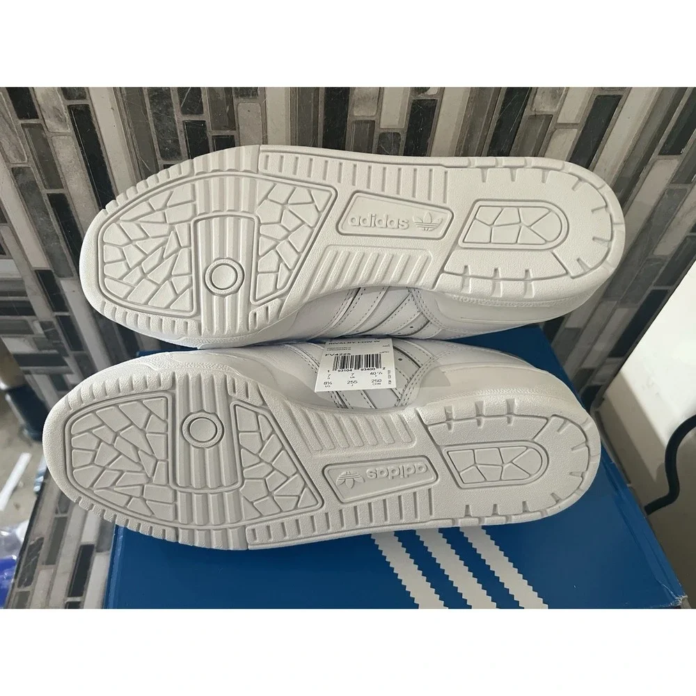 Adidas Rivalry Low Triple White‎ Shoes FV4225 Women's Size 8.5